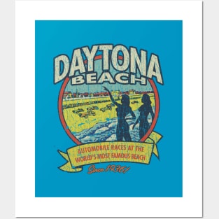 Daytona Beach Automobile Races 1936 Posters and Art